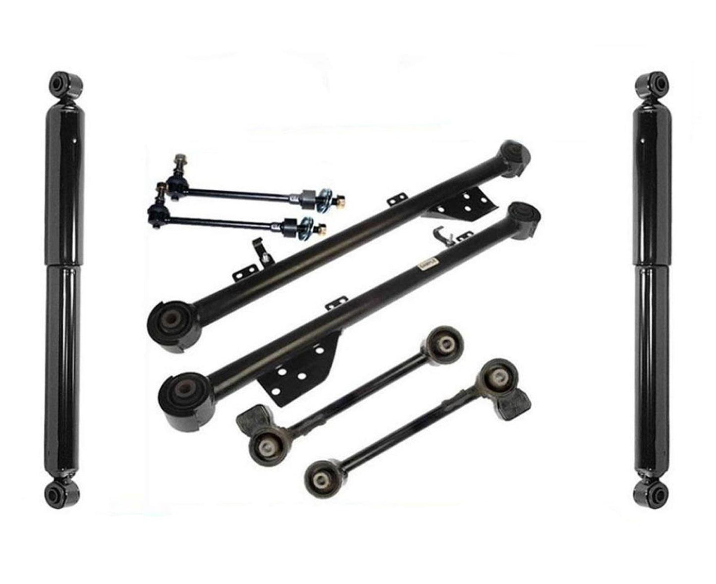 Fits 2001-2004 Nissan Pathfinder Rear Upper Lower Trailing Arm Links & Shocks