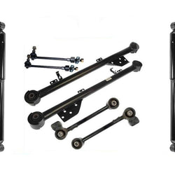 Se adapta a amortiguadores y eslabones de brazo de arrastre superior inferior trasero Nissan Pathfinder 2001-2004.