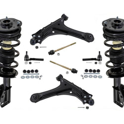 00-05 Cavalier Sunfire Frt Complete Spring Strut and Mount Control Arms 10Pc Kit