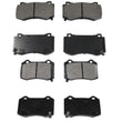 Pastillas de freno de cerámica delanteras y traseras para Jeep SRT8 2006-2010, 2 juegos