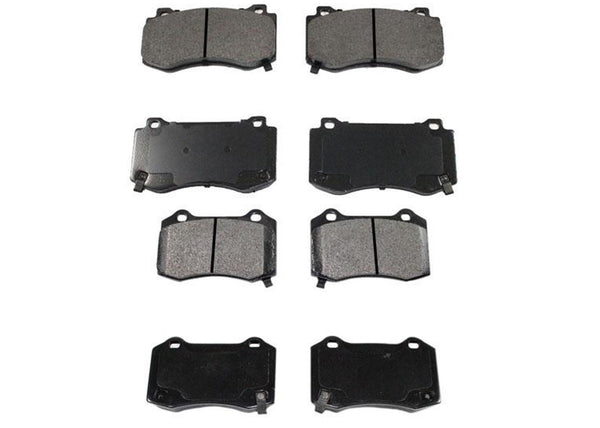 Pastillas de freno de cerámica delanteras y traseras para Jeep SRT8 2006-2010, 2 juegos