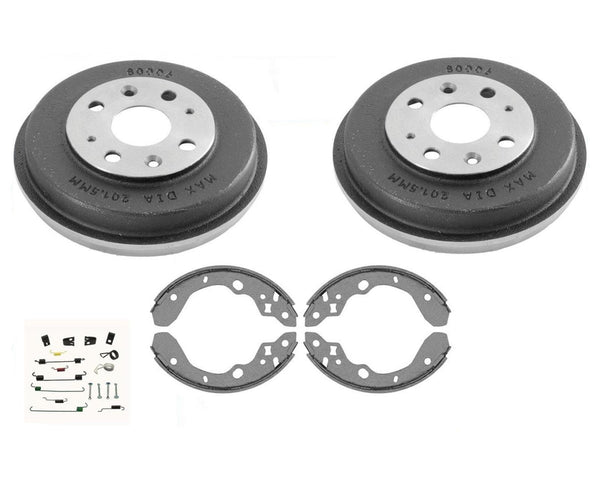 Fits 1999-2003 Mazda Protege (2) Brake Drums Brake Shoes and Springs