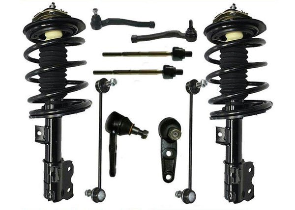 Front Coil Spring Strut Ball Joints Tie Rod Stabilizer Links Fits 2004-2011 Aveo
