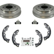 Rear Drums Brake Shoes Springs & Wheel Cylinders for Nissan Sentra 2000