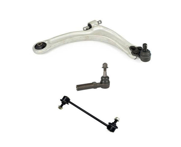 For 05-10 Cobalt SS RPO FE3 Aluminum P/S Lower Control Arm + Ball Joint Tie Rod