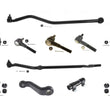 93-98 Grand Cherokee 4.0L Drag Link Tie Rod Rods Ball Joint 11Pc Kit