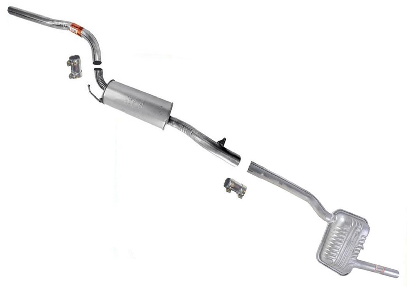 Sistema de escape con silenciador resonador para Ford Focus 2.0l 4 puertas 2005 2006 2007 - Photo 1