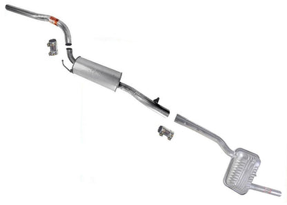 Sistema de escape con silenciador resonador para Ford Focus 2.0l 4 puertas 2005 2006 2007 - Photo 1