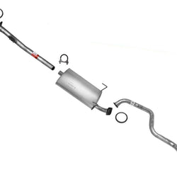 Tubos silenciadores del sistema de escape Federal Emissions para Toyota 4 Runner 2.7L 96-99