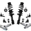 Conjunto de resorte helicoidal de puntal delantero + kit de suspensión 1993-1998 Jetta Golf 1.8L 2.0L