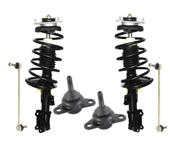 Enlaces de barra estabilizadora de rótulas de puntales delanteros para Volvo 01-02 V70 XC / 03-07 XC70 6 piezas