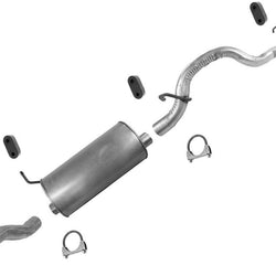 Muffler Exhaust Pipe System for 2004-2012 Chevy Colorado 111 Inch Wheel Base