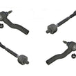 Front Inner & Outer Tie Rod 4 Pc Kit For 10-12 Fusion 11-12 MKZ 10-11 Milan