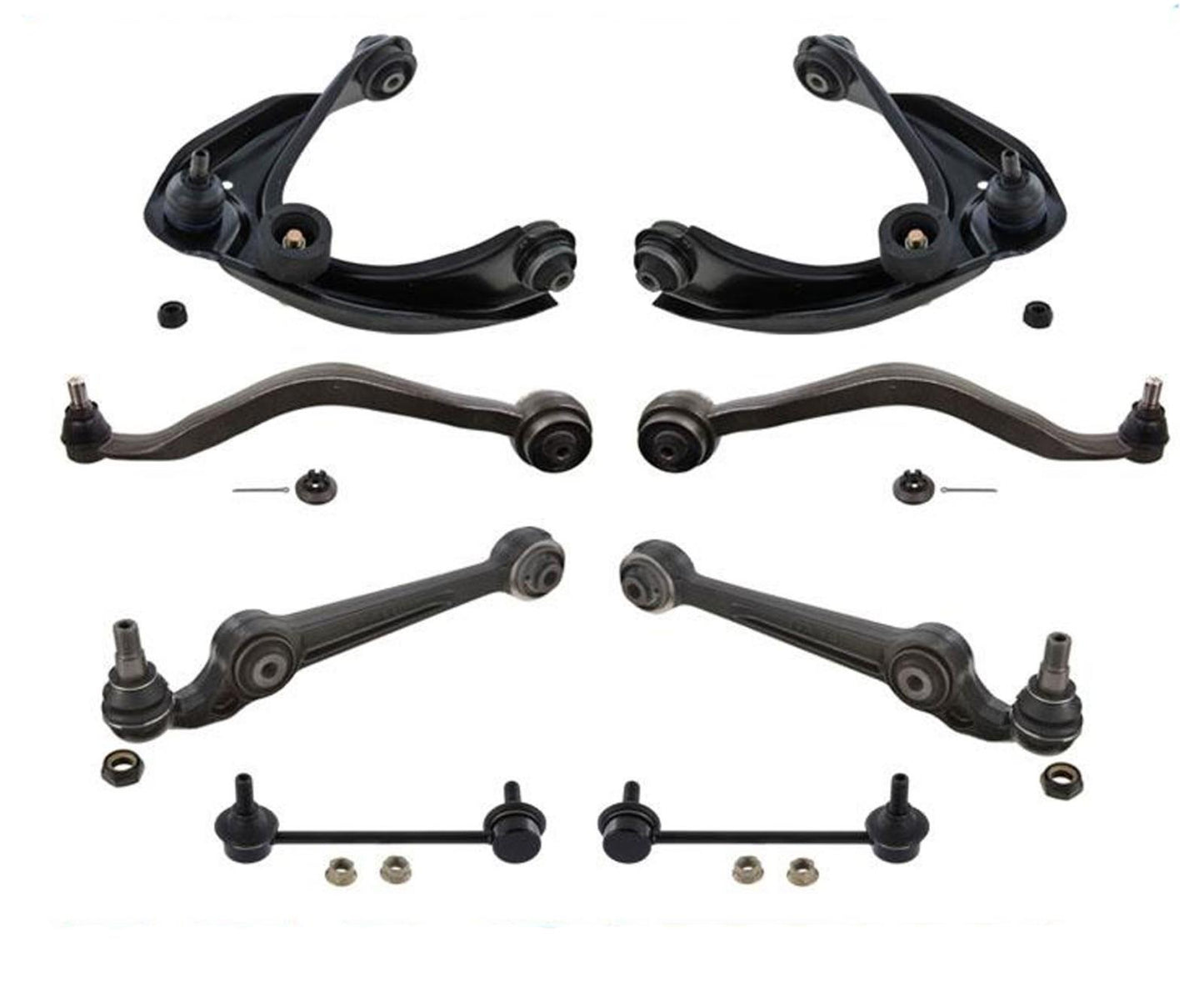 8Pcs KIT Front Upp & Lower Links Control Arms Fits Milan "6" Fusion Mkz