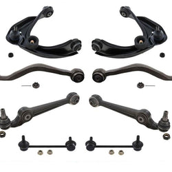 Nuevo KIT de 8 Uds de brazos de Control de eslabones superiores e inferiores delanteros para Milan 