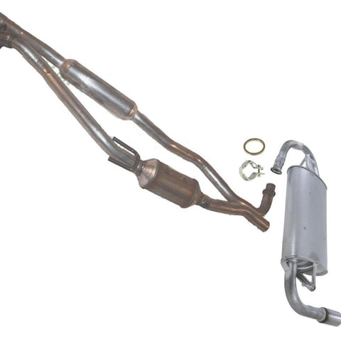 Sistema de escape para Toyota Matrix y Pontiac Vibe 2003-2006 con tracción total