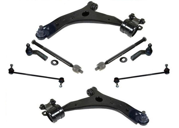 Fits For 04-09 Mazda 3 06-14 5 Lower Control Arms and Ball Joint Assembly 8Pc Kt