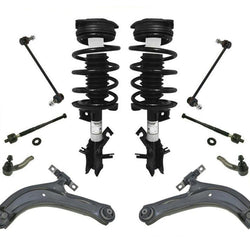 Brazos de control, puntales de resorte en espiral, rótulas, varillas de amarre para Nissan Sentra 2007-12