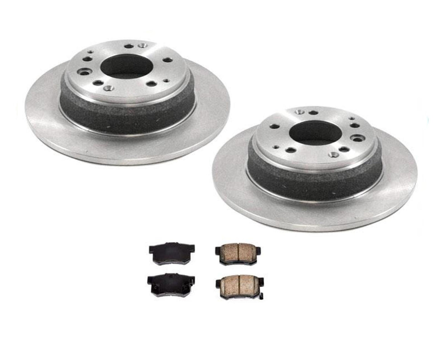 Nuevos rotores de freno trasero y pastillas de cerámica para Acura 3.5RL y Honda Odyssey 96-98