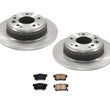 New Rear Brake Rotors & Ceramic Pads for Acura 3.5RL & for Honda Odyssey 96-98