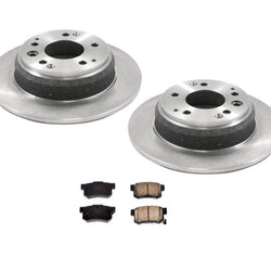 Nuevos rotores de freno trasero y pastillas de cerámica para Acura 3.5RL y Honda Odyssey 96-98