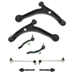06-2008 Honda Pilot 8Pcs Lower Control Arm Ball Joint Tie Rods Sway Bar Kit