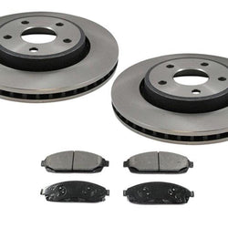 05-10 Commander Grand Cherokee Front Premium Rotor & Ceramic Brake Pads