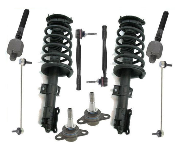 Front Struts Tie Rods Lower Ball Joints Sway Bar Links For Volvo XC90 2003-2013
