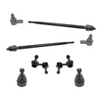 100% New Fits 02-06 Honda CR-V Inner Tie Rod & Outer Tie Rods Ball Joints 8pc