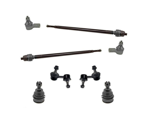 100% New Fits 02-06 Honda CR-V Inner Tie Rod & Outer Tie Rods Ball Joints 8pc