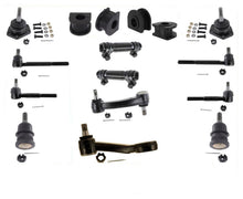 Se adapta a G10 G20 G1500 G2500 GM Vans 1991-1995, kit de chasis de 14 piezas, rótulas, varillas de amarre