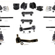 Se adapta a G10 G20 G1500 G2500 GM Vans 1991-1995, kit de chasis de 14 piezas, rótulas, varillas de amarre