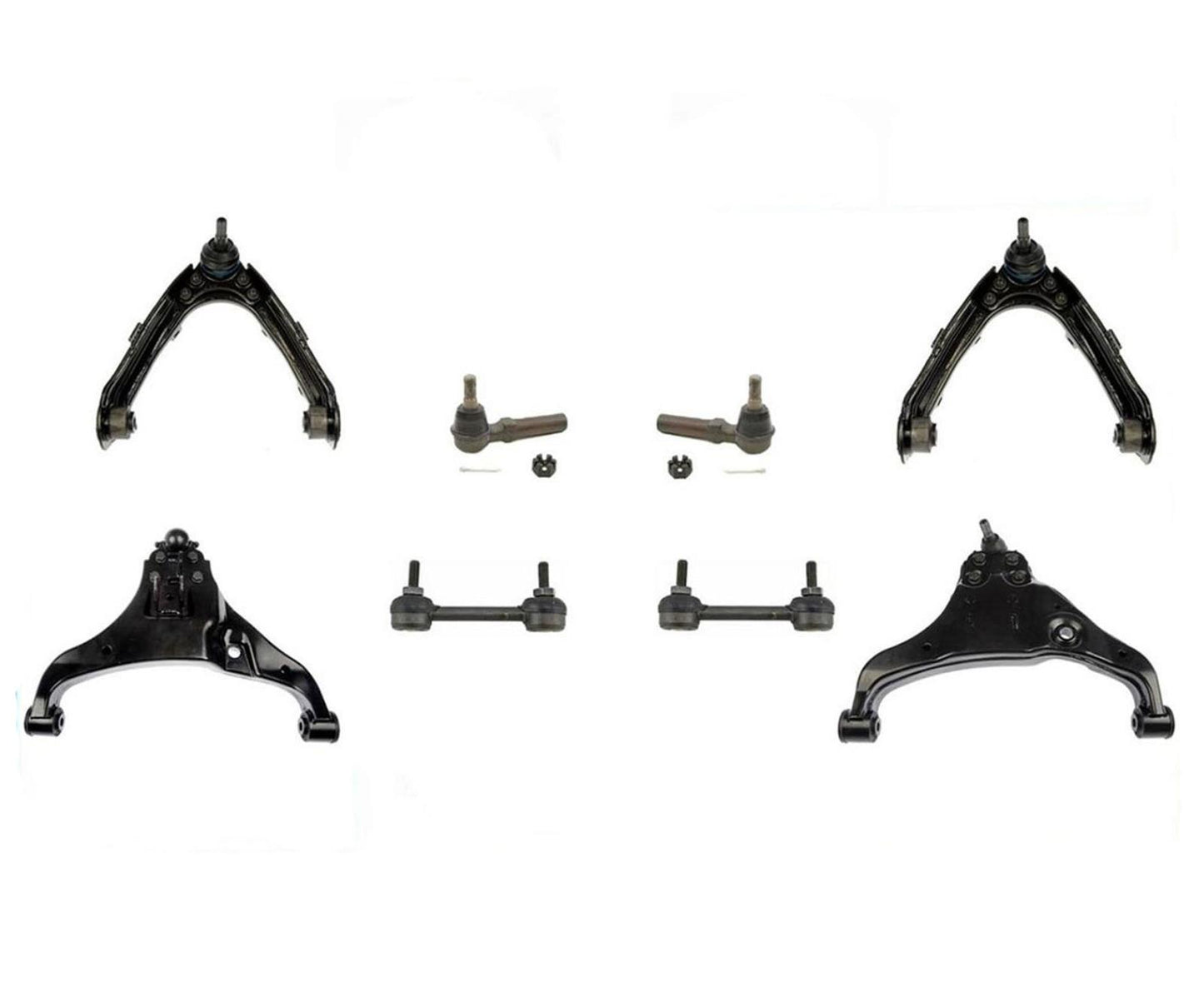 Colorado W/ Coil Spring Upper & Lower Control Arm Bushing Ball Joint 8Pc KIT