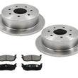 For REAR 97-03 Ford F150 7 Stud Heavy Duty Payload Rear Brake Rotors Ceramic Pad