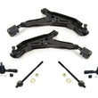 for 1991-96 Infiniti G20 Lower Control Arms Ball Joints Bushings Tie Rods 6Pc