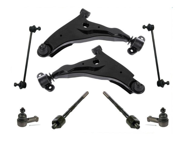 Frt Lower Control Arms Tie Rods Sway Bar Links for Mitsubishi Eclipse 3.0L 00-05