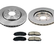 F Disc Brake Rotors Pads For 12-16 Town & Country Touring 330MM Dual Piston Cal