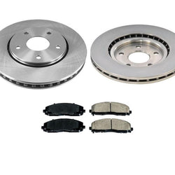 F Disc Brake Rotors Pads For 12-16 Town & Country Touring 330MM Dual Piston Cal