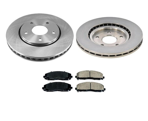 F Disc Brake Rotors Pads For 12-16 Town & Country Touring 330MM Dual Piston Cal