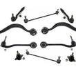 Brazos de control, rótulas, varillas de amarre, kit de dirección de suspensión, 10 piezas para BMW X5 01-06