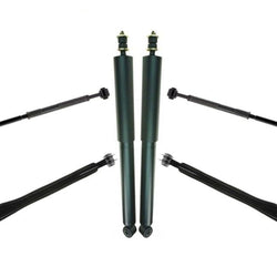 For REAR OF SUV 01-08 Escape Rear 6Pc Upper Lower Control Arm Ball Joint Shocks