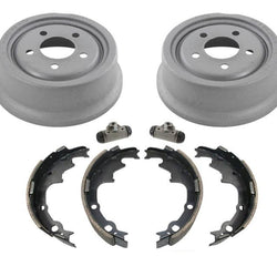 Rear Brake Drums 9 x 2.5 Inch & Brake Shoes for 1990-2000 Jeep Cherokee