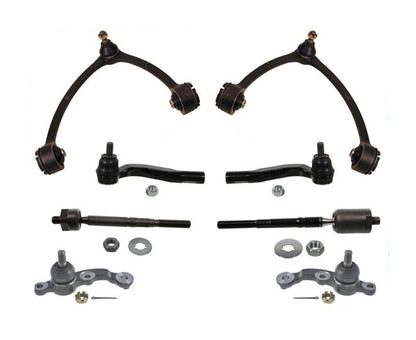 Front Upper Control Arms Lower Ball Joints & Tie Rods For 1995-1997 Lexus LS400