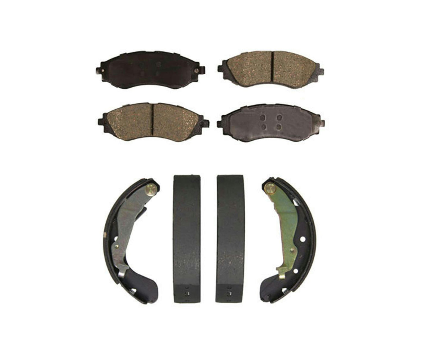 Pastillas de freno delanteras y zapatas de freno traseras 100% nuevas para Chevrolet Aveo 5 2007-2011