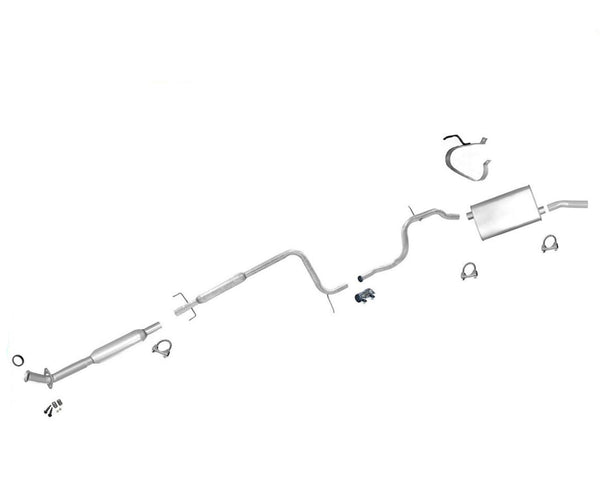 Para 1994 Taurus 3,0 4 puertas resonador detrás del convertidor silenciador sistema de escape
