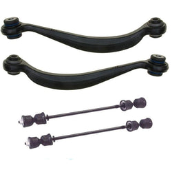 Fits For 07-15 GMC Acadia Rear Upper Forward Control Arms & Sway Bar Links 4Pc