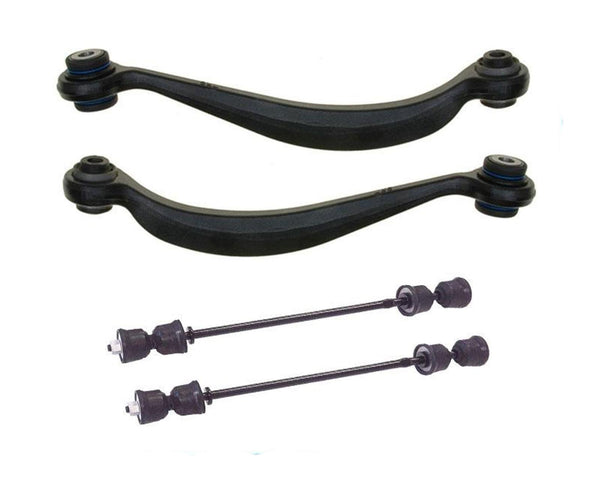 Fits For 07-15 GMC Acadia Rear Upper Forward Control Arms & Sway Bar Links 4Pc