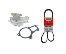 100% nuevo motor bomba de agua impulsor y correa de metal 08-10 Town &amp; Country 3.3 3.8
