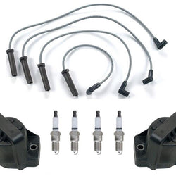 Fits 1998-2002 Chevrolet Cavalier Ignition Coils Wires Platinum Spark Plugs Kit
