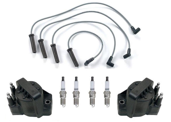 Fits 1998-2002 Chevrolet Cavalier Ignition Coils Wires Platinum Spark Plugs Kit
